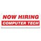 Signmission Now Hiring Computer Tech Banner Apply Inside Accepting Application Single Sided B-96-30218 - alternate 1